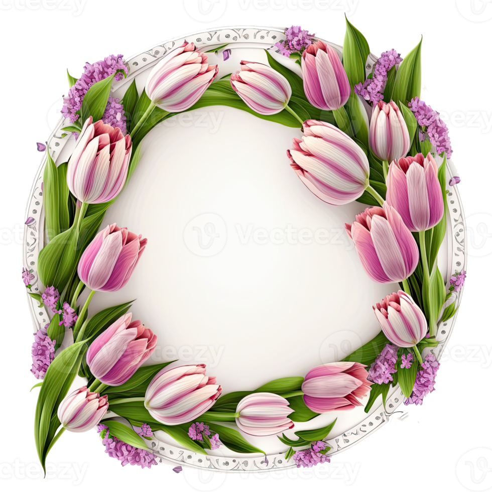 Natural Floral Empty Frame. png