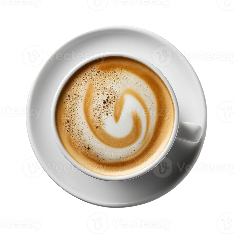 Cup of cappuccino coffee png