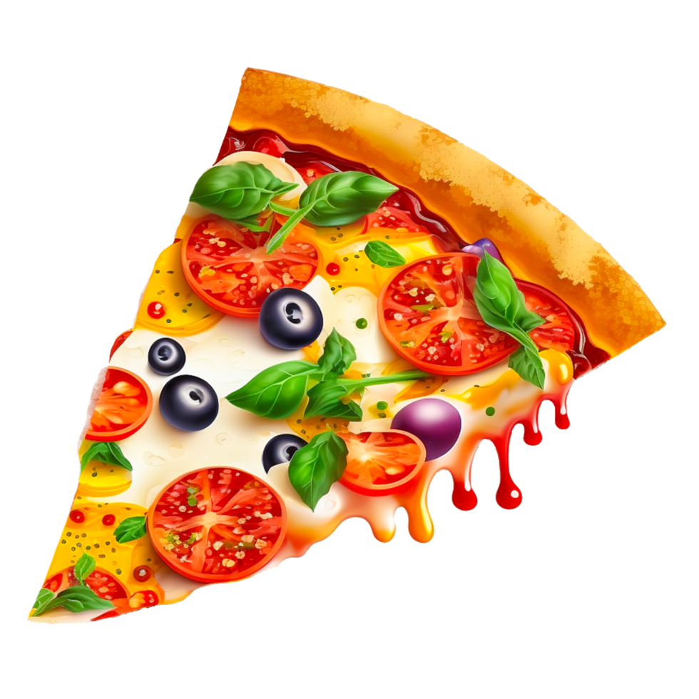 Pizza triángulo forma icono png