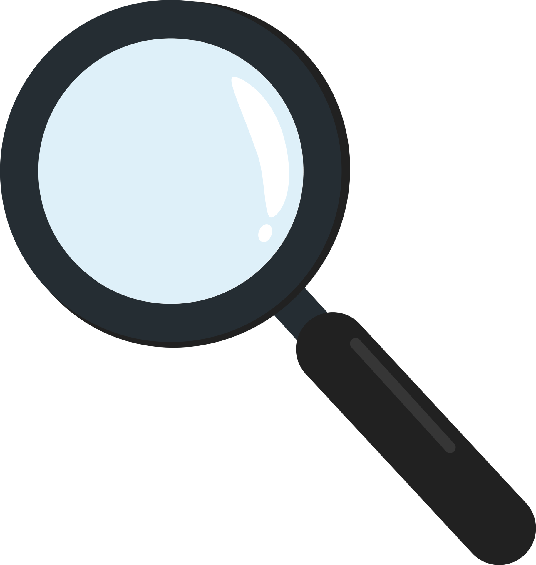 Magnifying Glass, Isolated icon, Vector Illustration 22973190 PNG