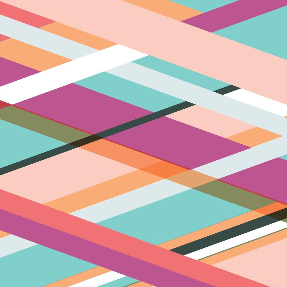 Vector abstract stripes. Hipster geometric card background template. Abstract background.