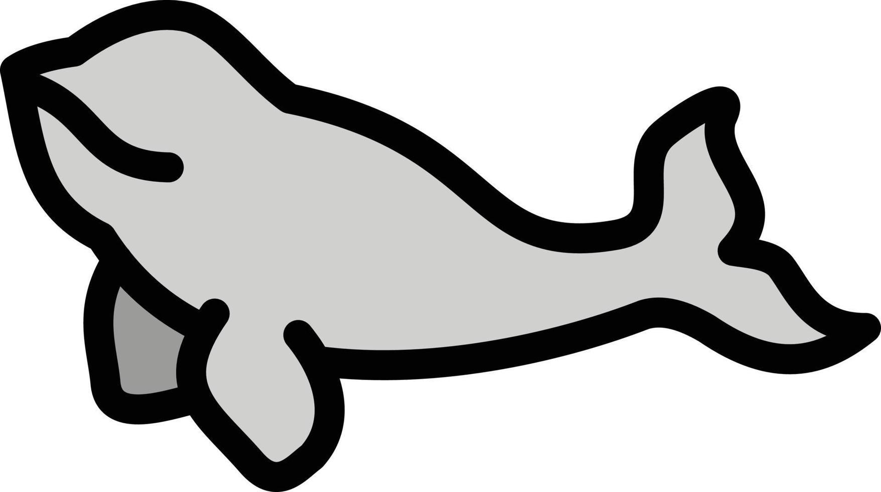 beluga ilustración vector