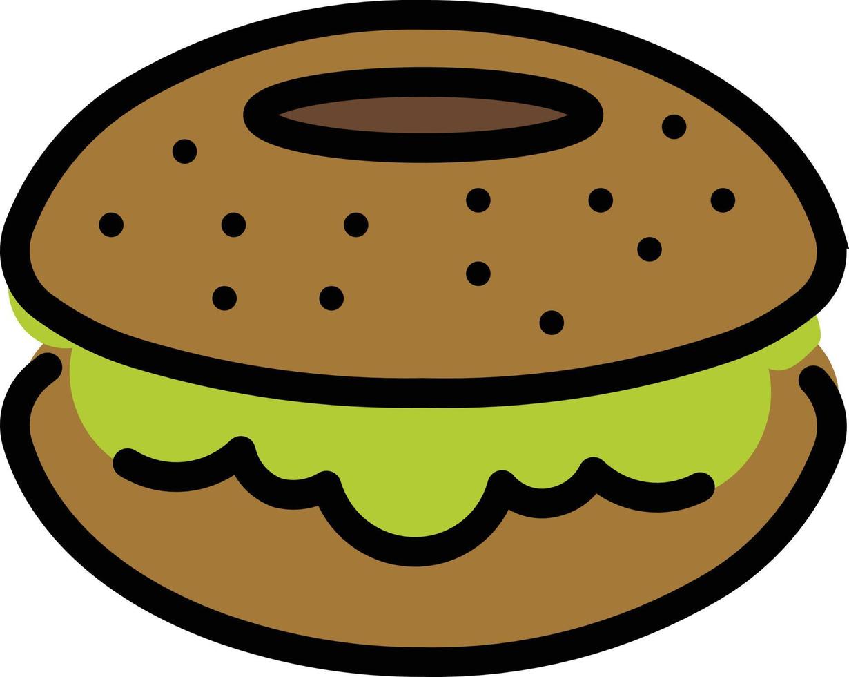 bagel Illustration Vector