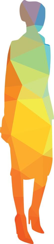 Silhouette Of A Woman, Vector Clip Art