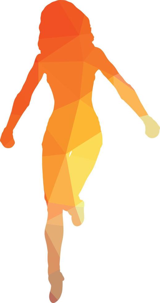 Vector Image Of A Woman Silhouette