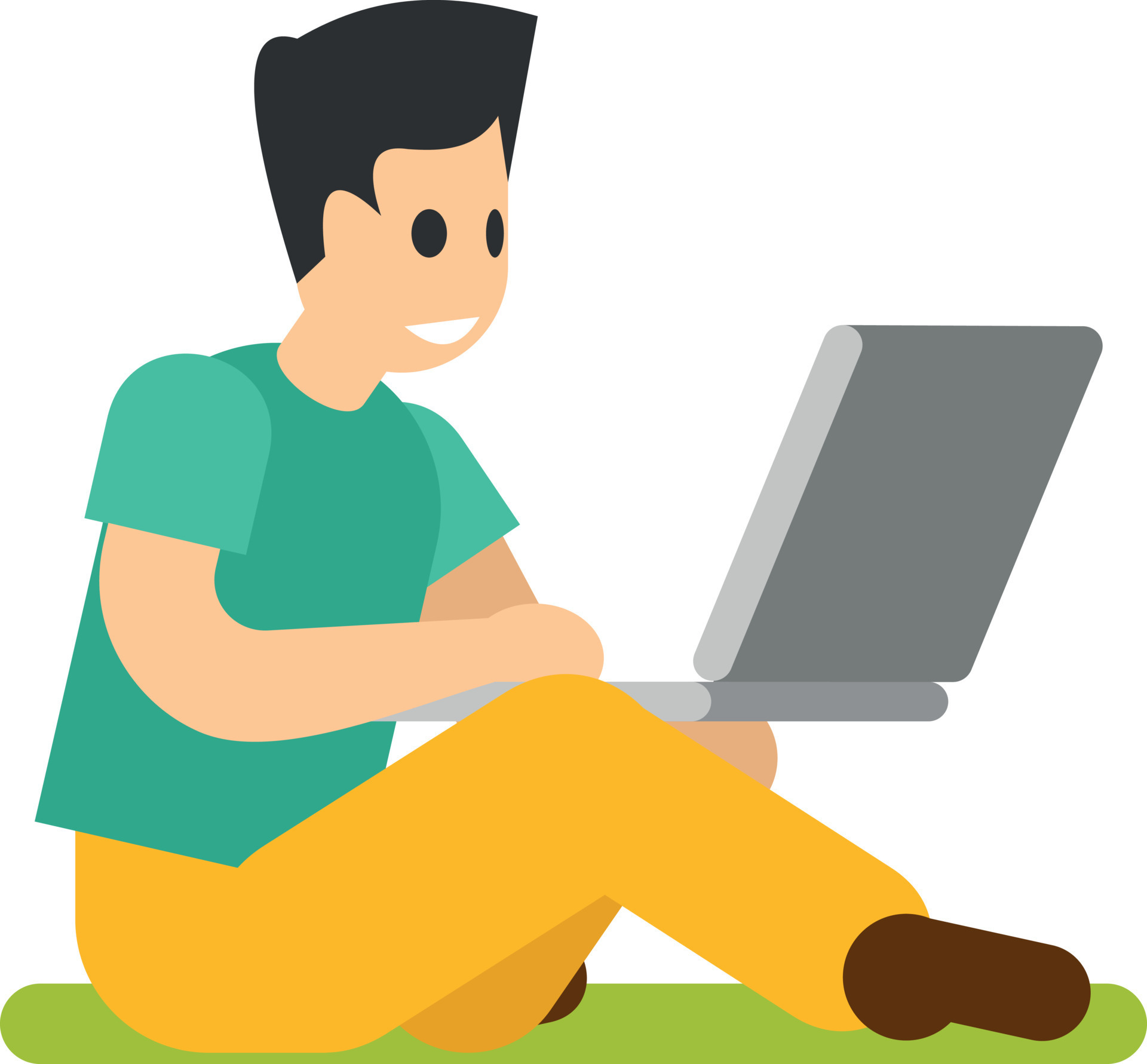 Vector Image Of A Man Surfing The 22974634 Vector Art at Vecteezy