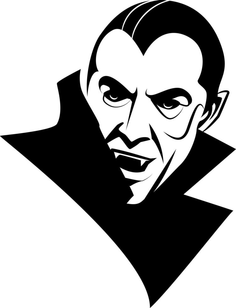 Illustration Of A Character From Horror Novels And Movies vector