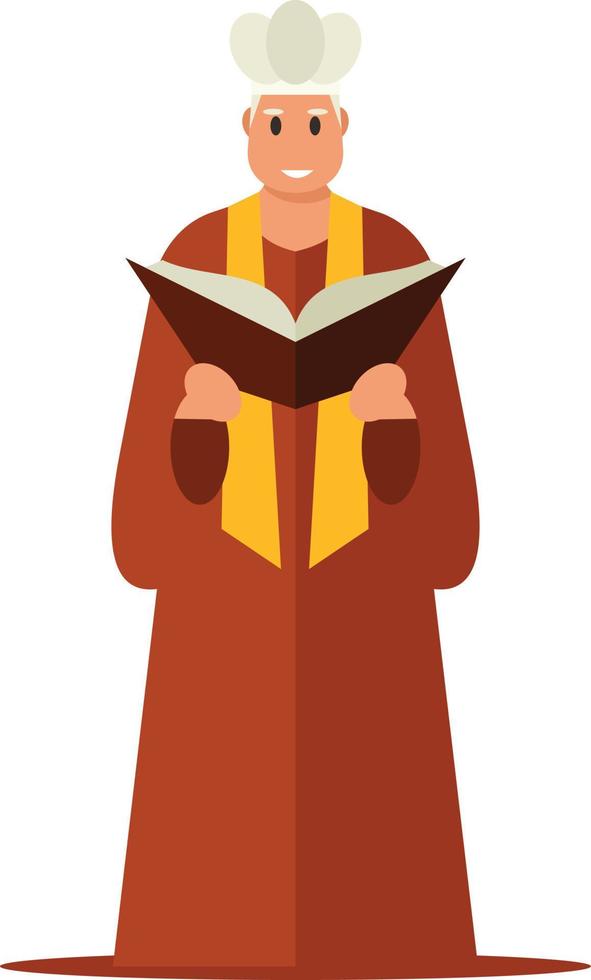 Roman Catholic Priest vector