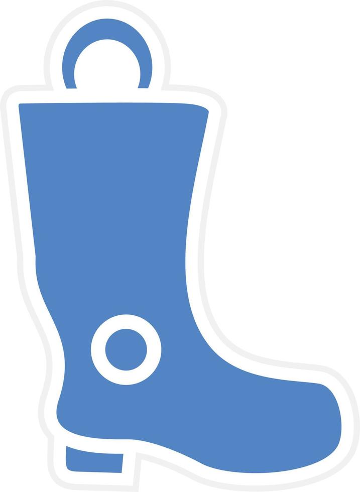 Firefighter Boots Vector Icon Design