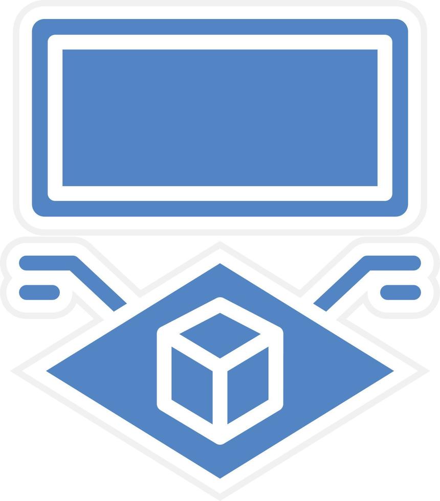 Augmented Reality Vector Icon Design