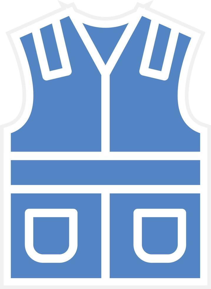 Labour Vest Vector Icon Design