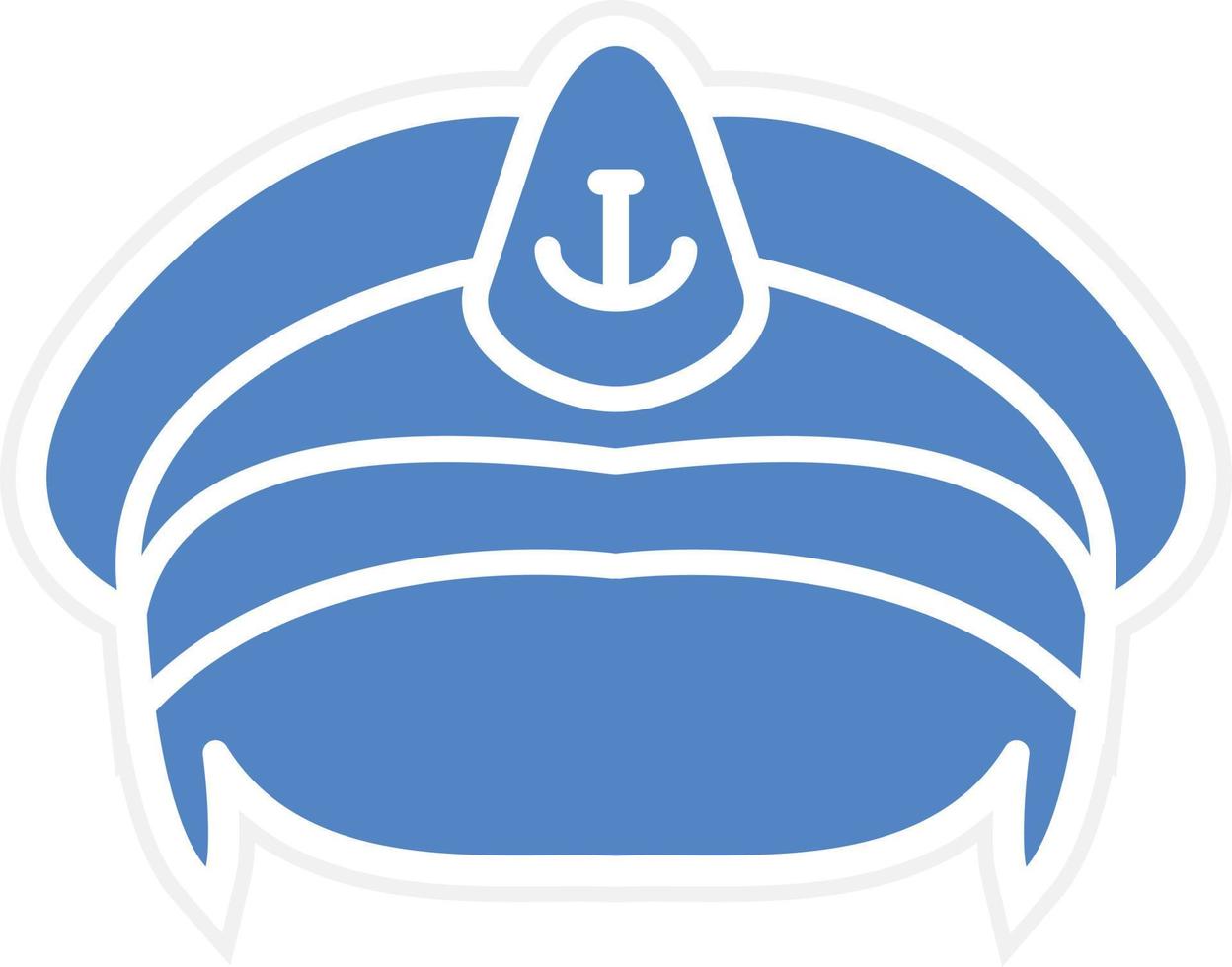 Sailor Hat Vector Icon Design