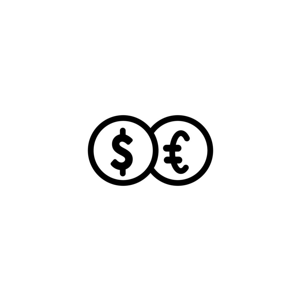 saving money finance icon line vector