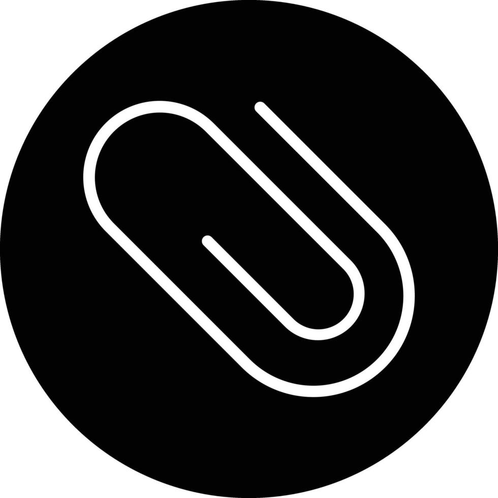Paperclip Vector Icon Design