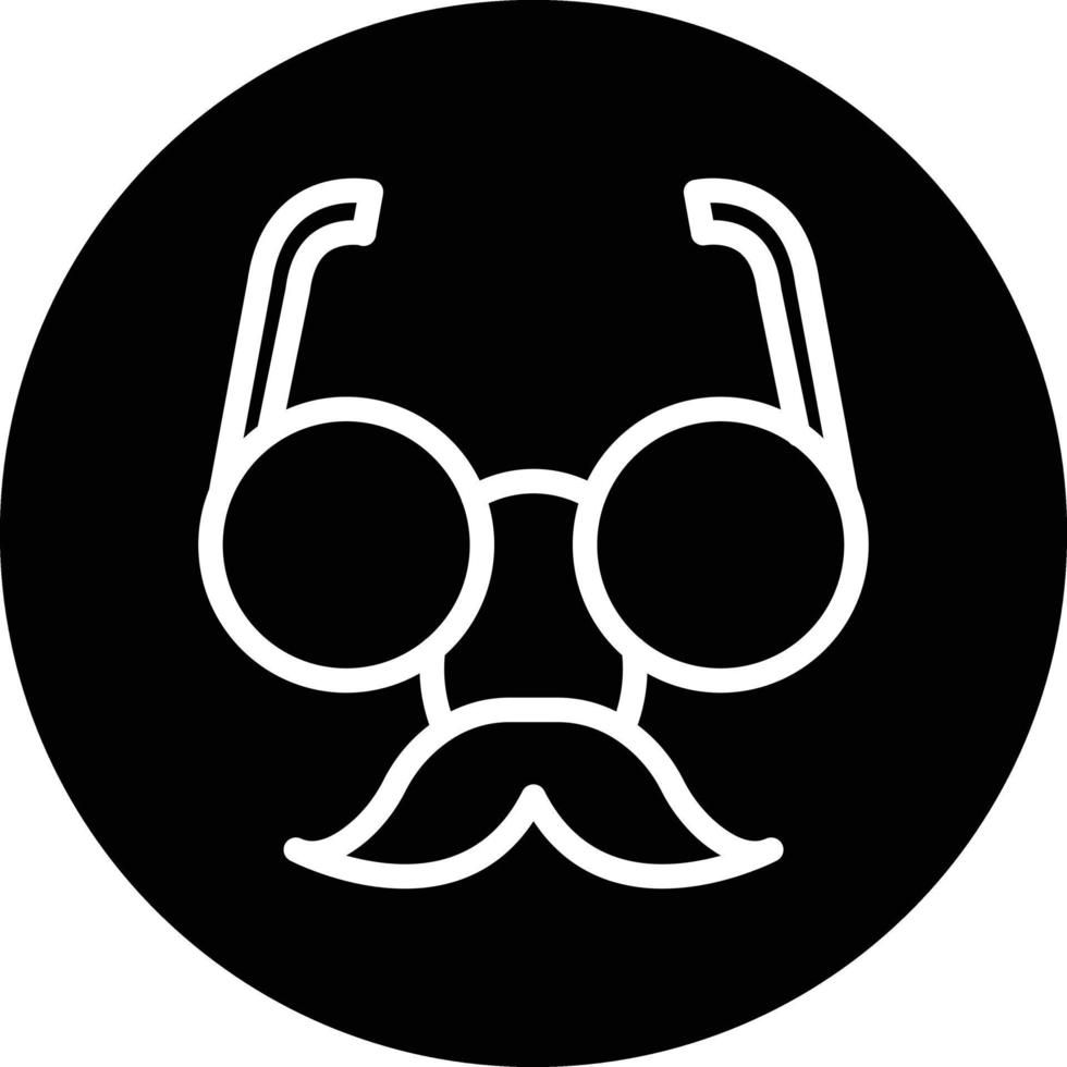 diseño de icono de vector de gafas divertidas