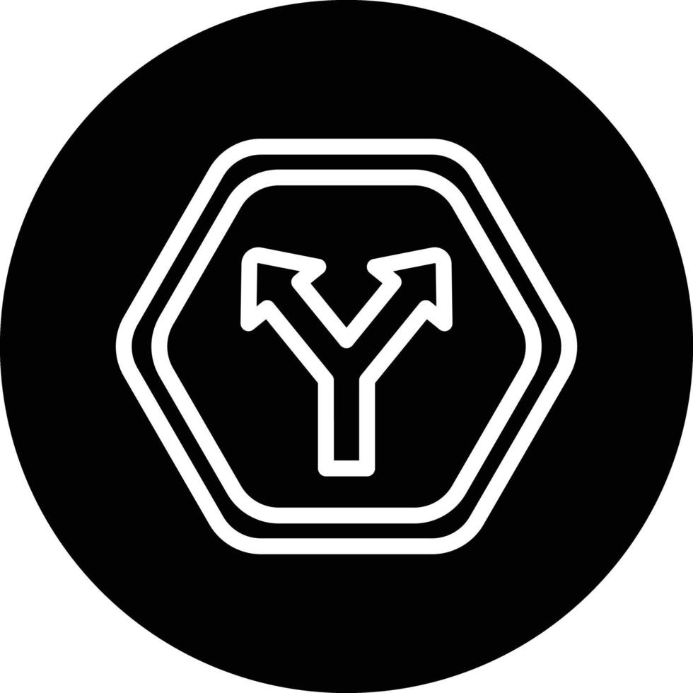 Intersection Vector Icon Design