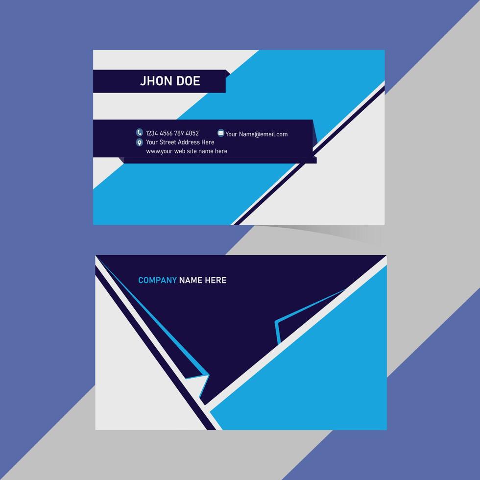 New Vector Modern Creative and Clean Business Card Template