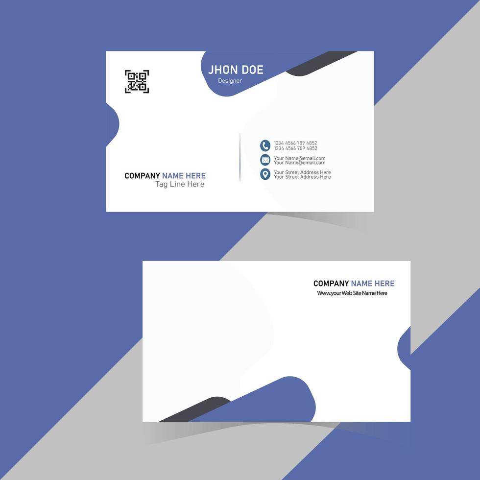 New Vector Modern Creative and Clean Business Card Template