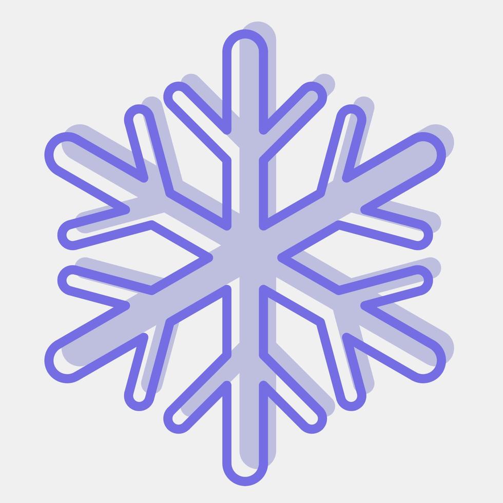 Icon frost resistance. Packaging symbol elements. Icons in two tone style. Good for prints, posters, logo, product packaging, sign, expedition, etc. vector