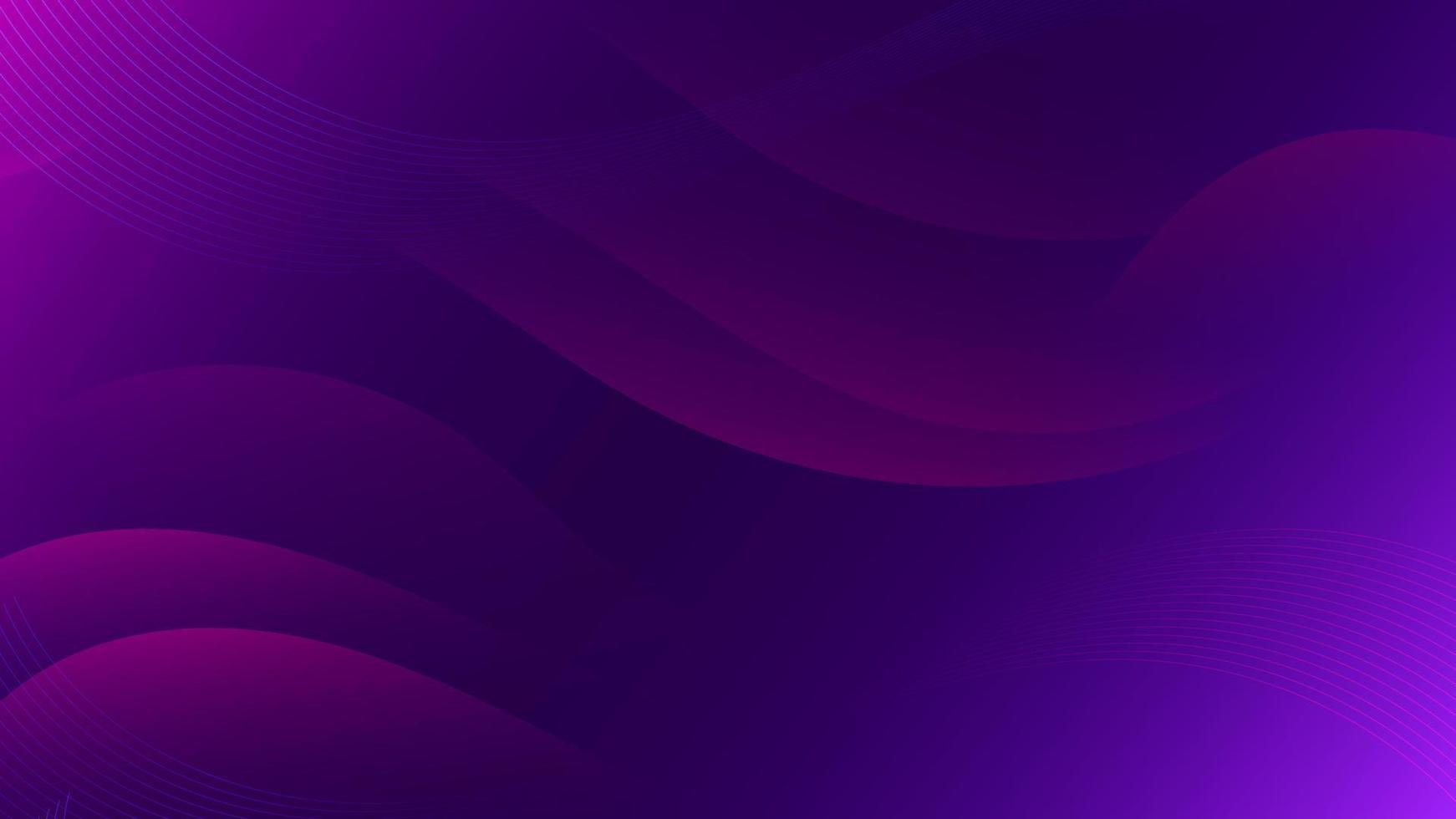 Abstract Gradient Purple blue liquid Wave Background vector