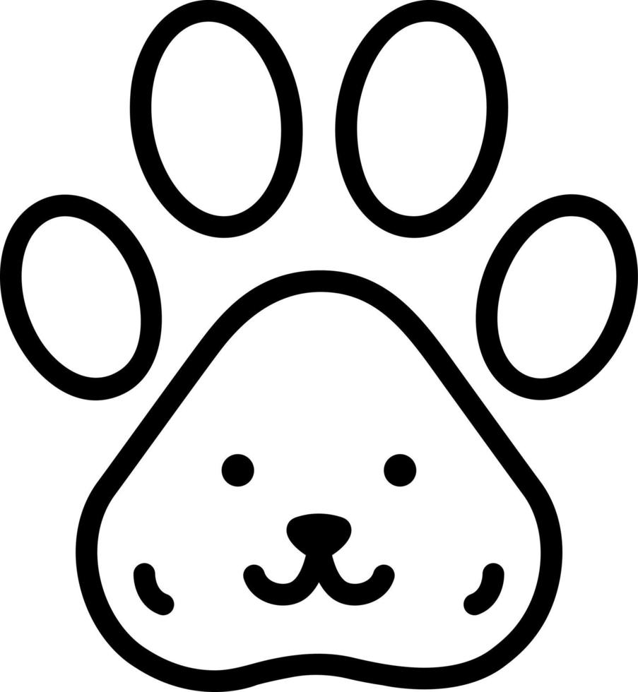 line icon for pets vector