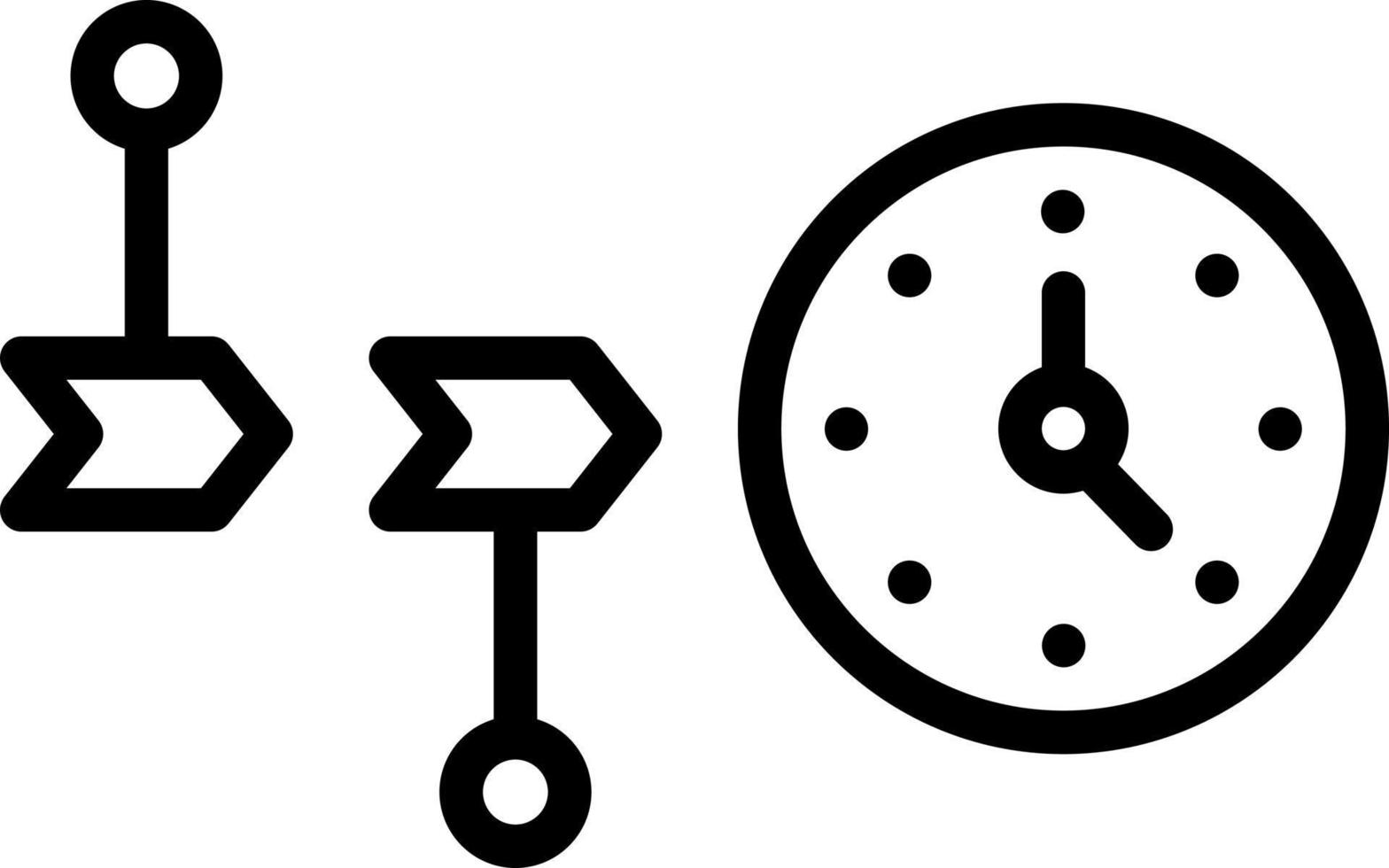 line icon for timeline vector
