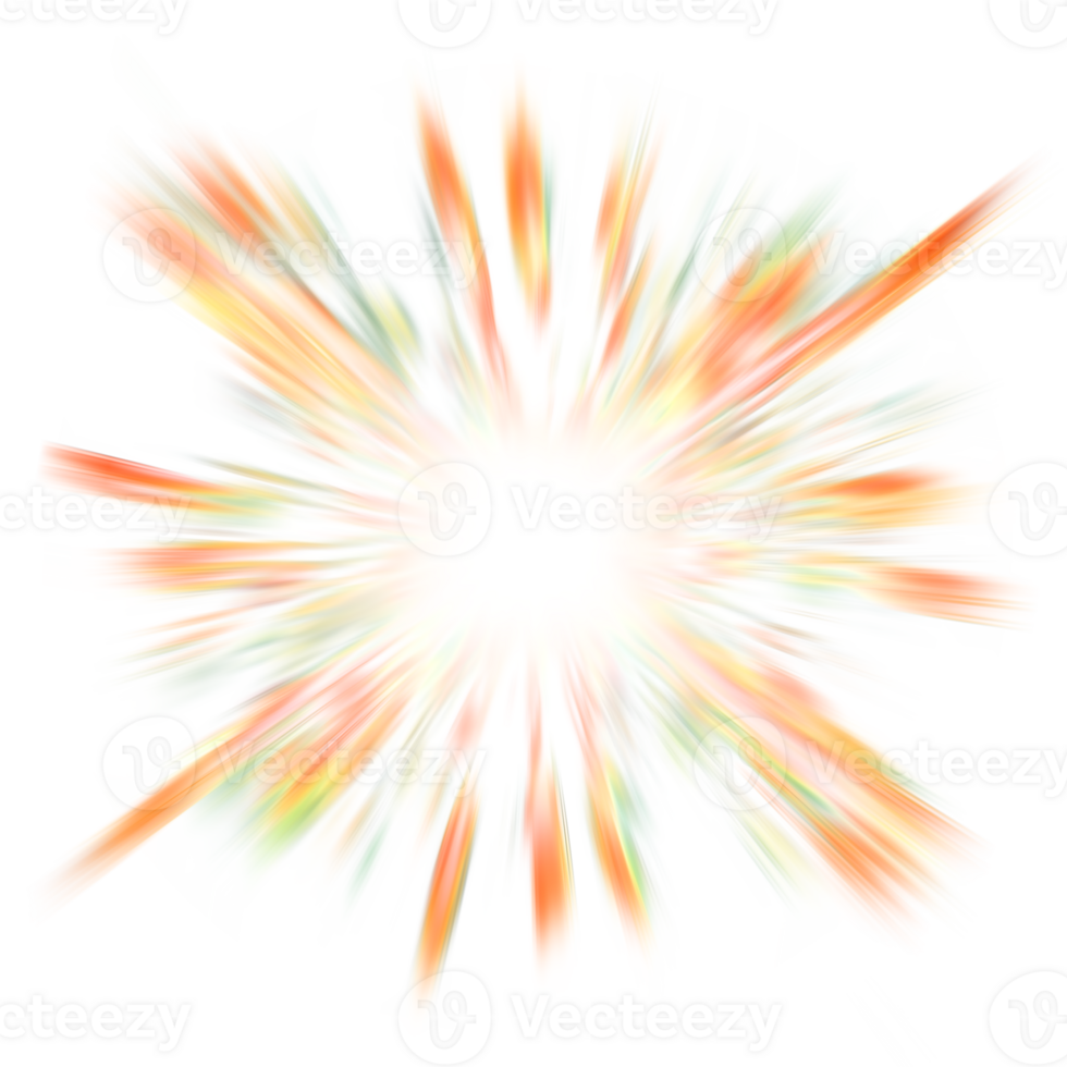 lumière éclater explosion effet png