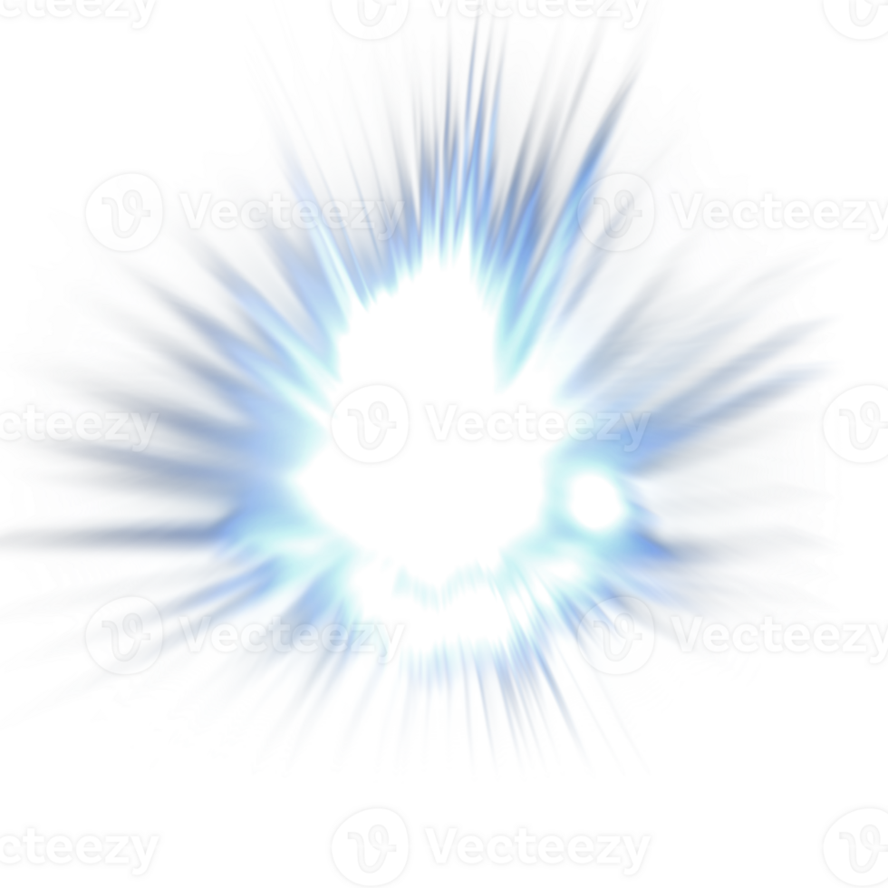 licht gloed explosie effect png