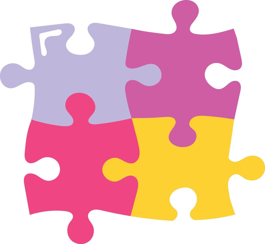 Puzzle Pieces Illustration vector