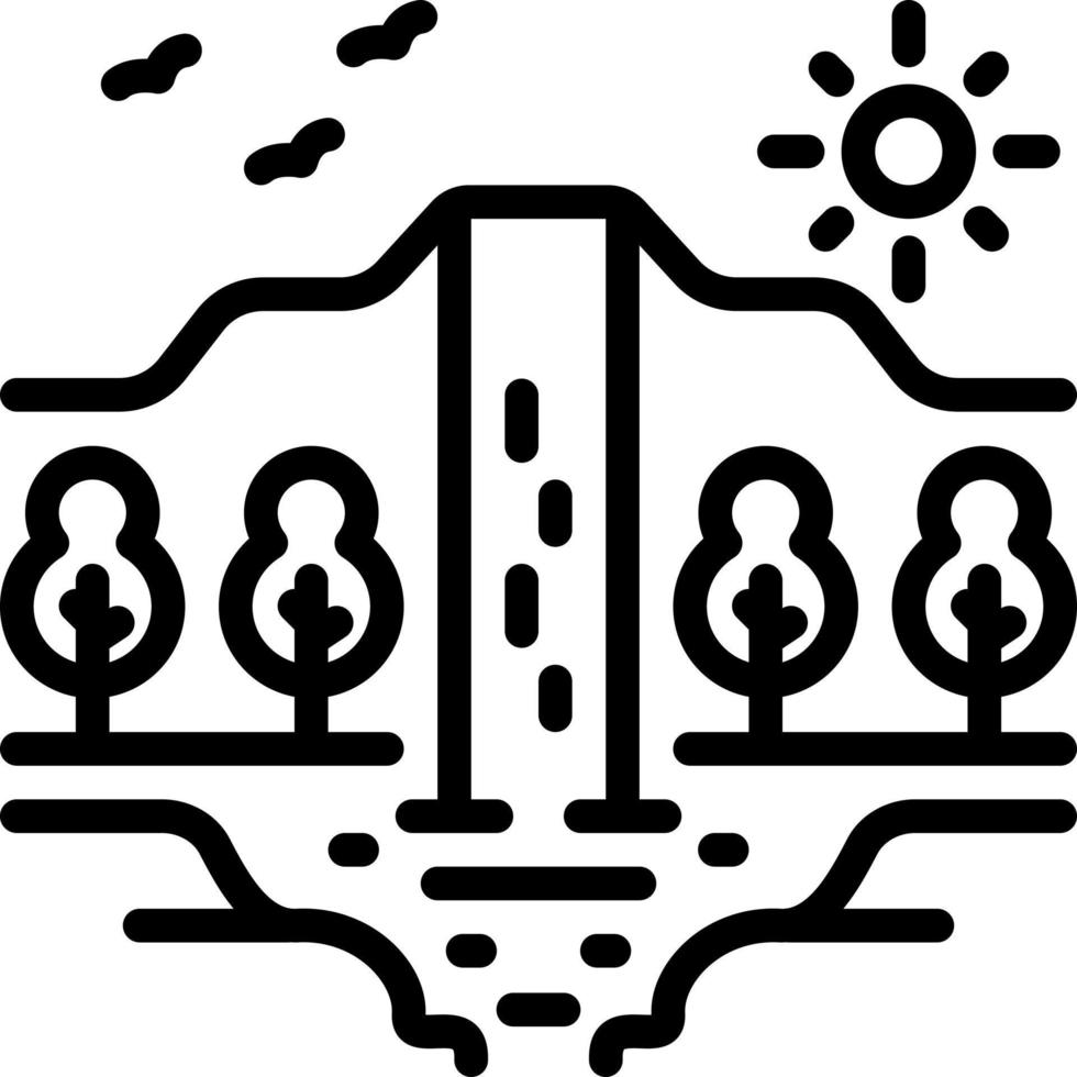 line icon for dale vector
