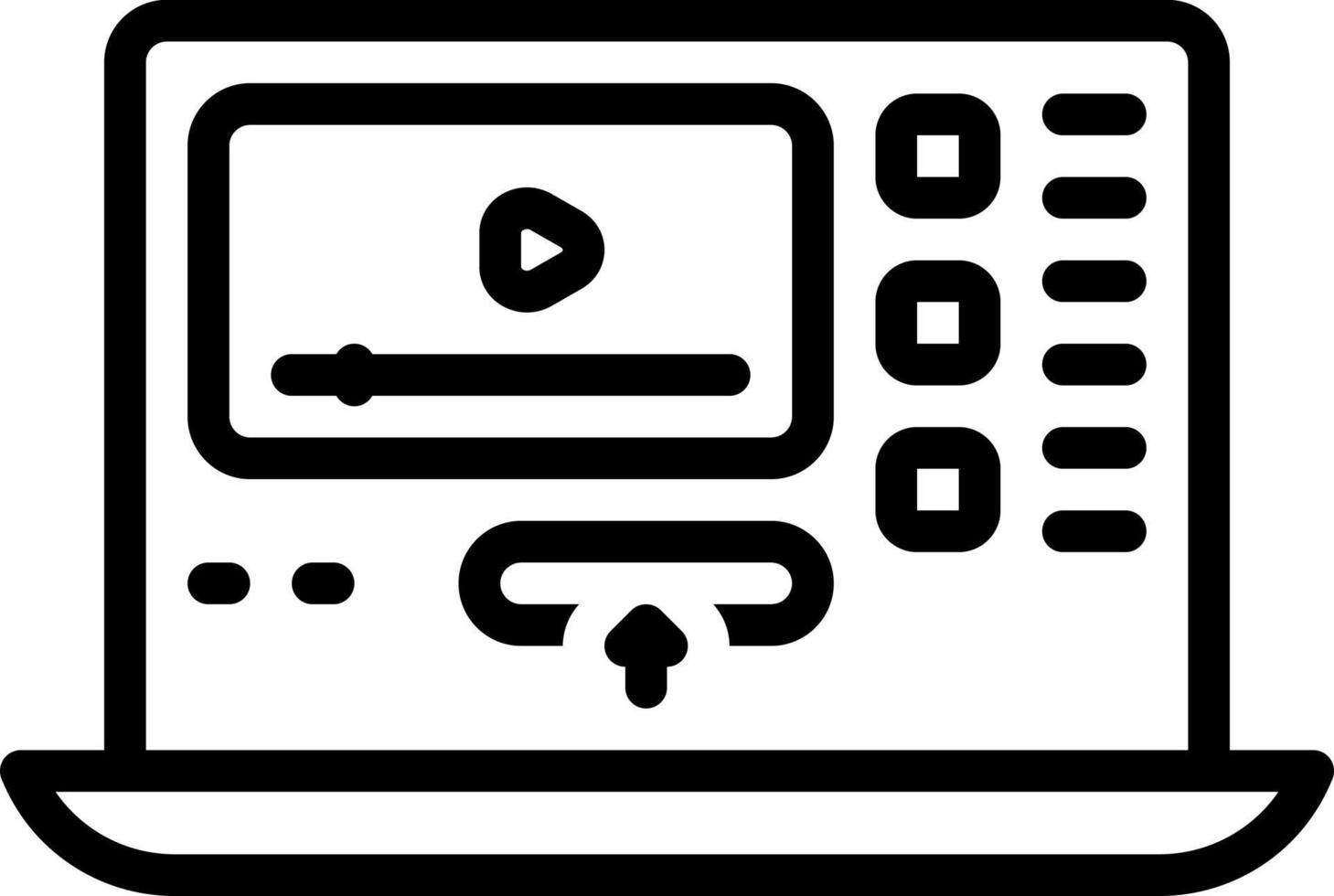 line icon for subscription vector