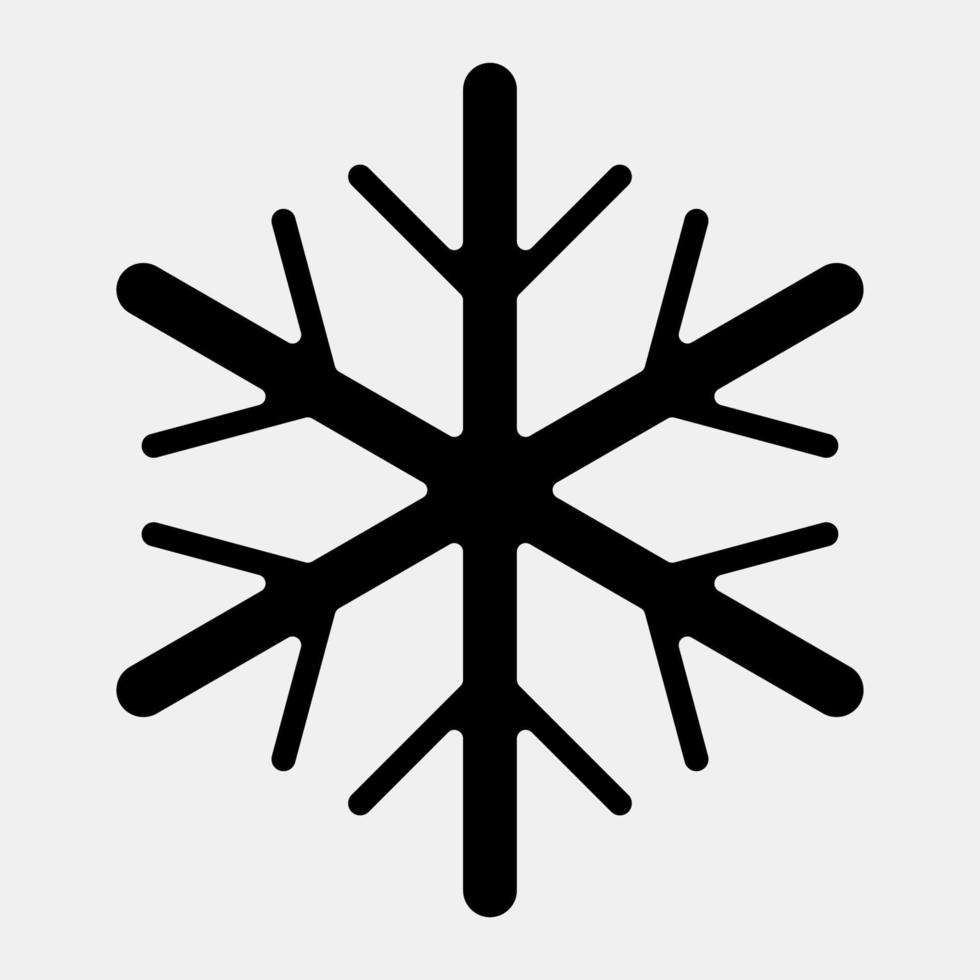 Icon frost resistance. Packaging symbol elements. Icons in glyph style. Good for prints, posters, logo, product packaging, sign, expedition, etc. vector