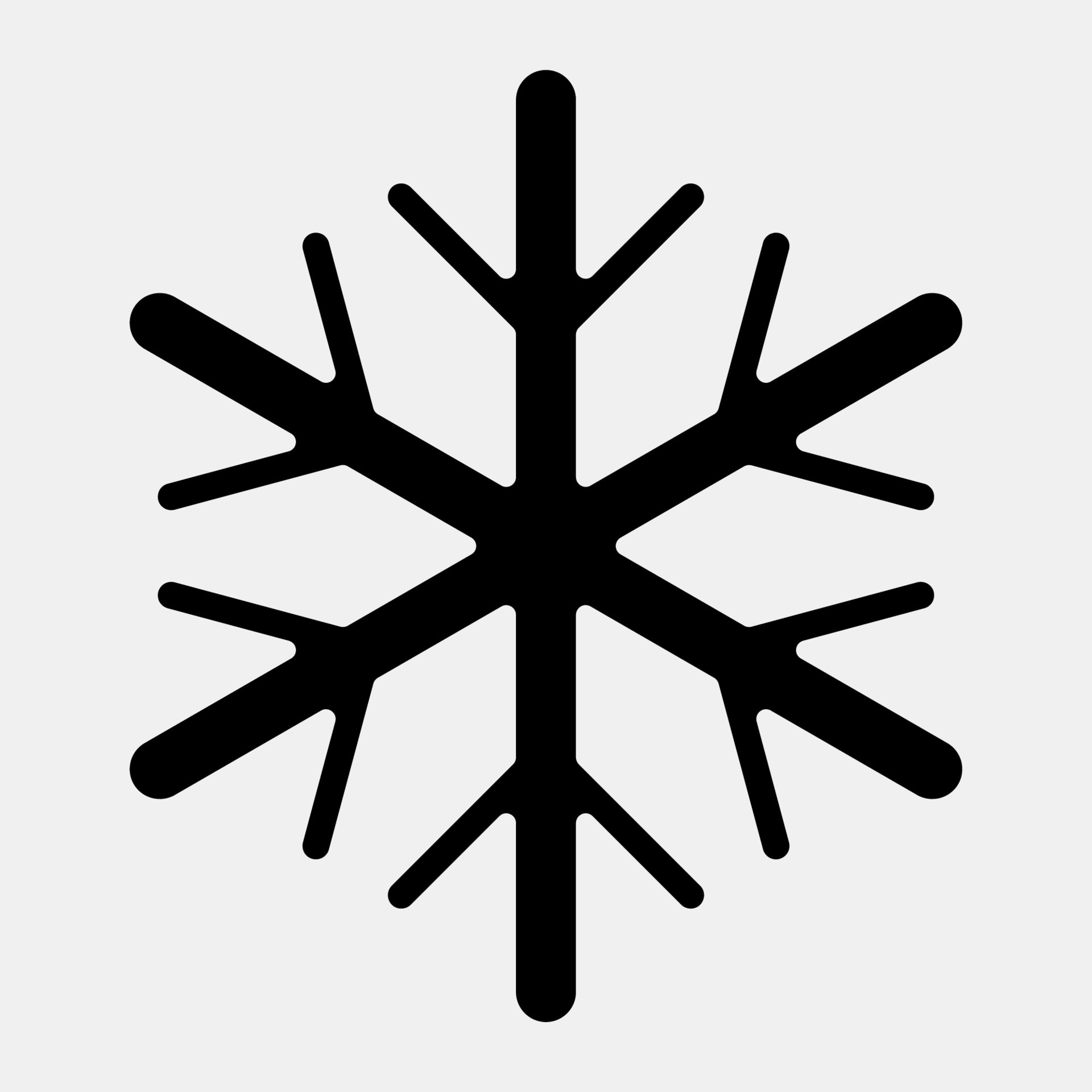 Icon frost resistance. Packaging symbol elements. Icons in glyph style