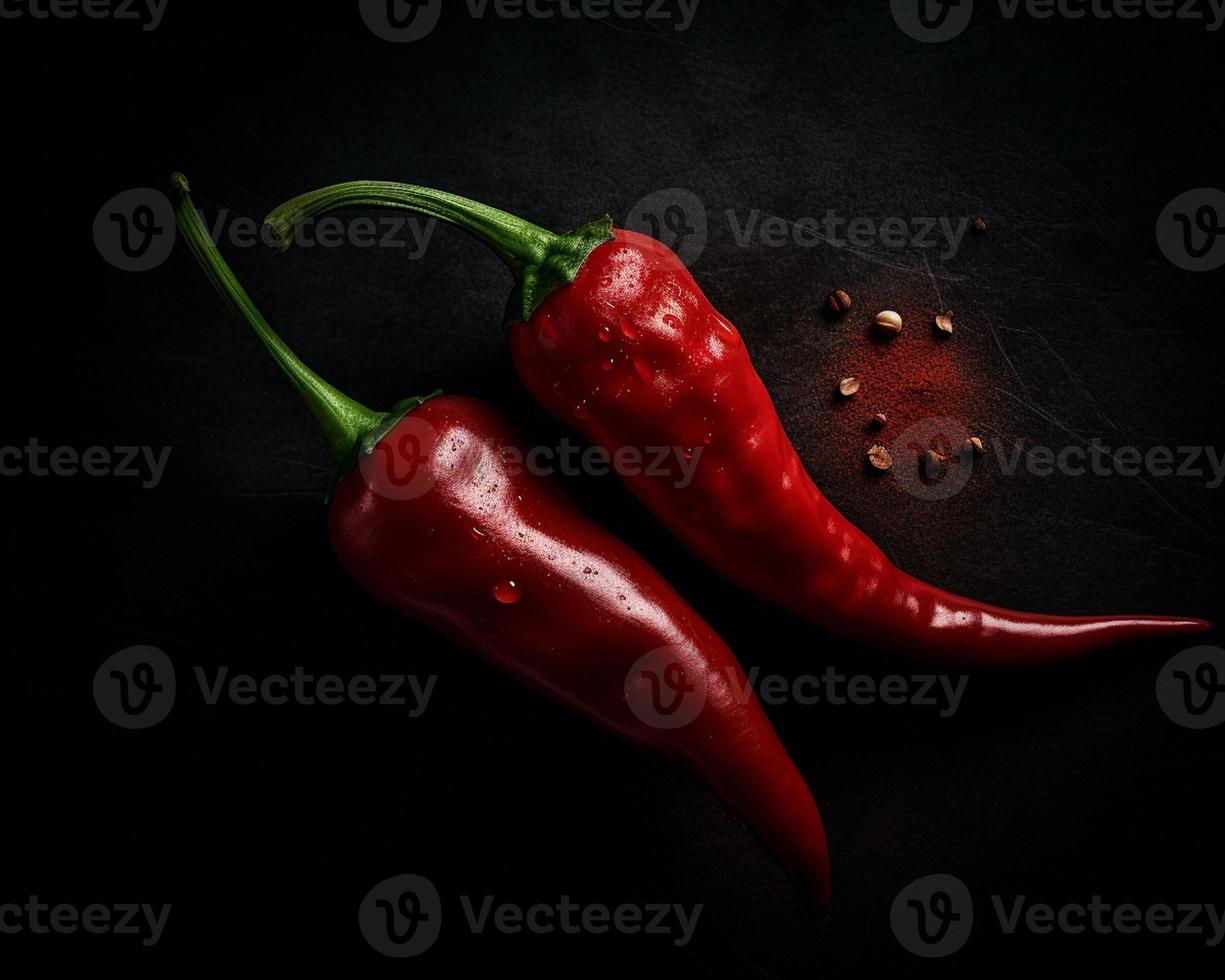 stylish hot chili pepper photo