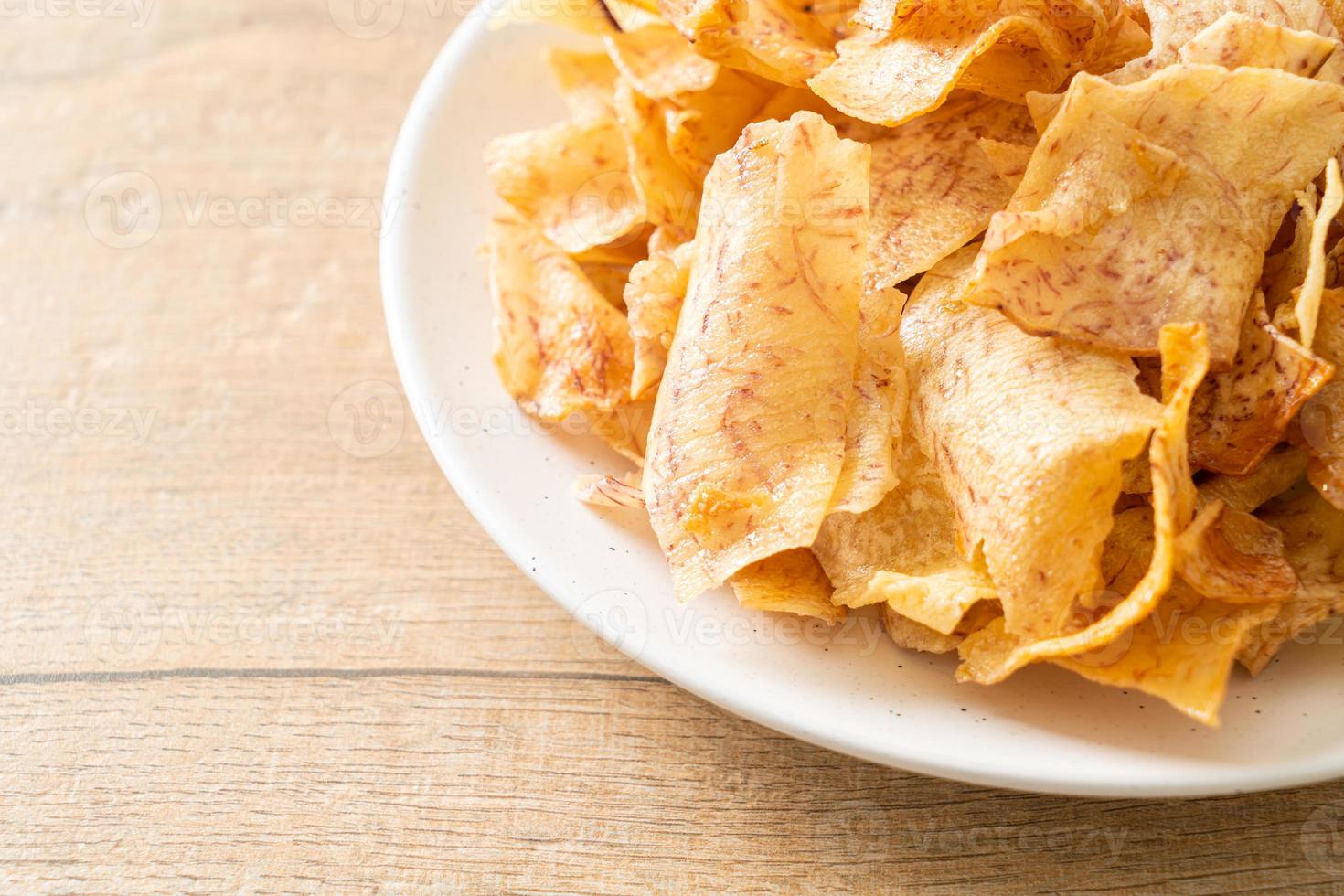 Crispy Sweet Taro Chips - snack photo