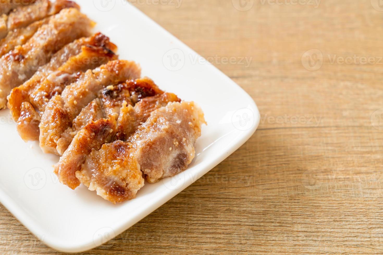 Grilled Pork Neck with Thai Spicy Sauce photo