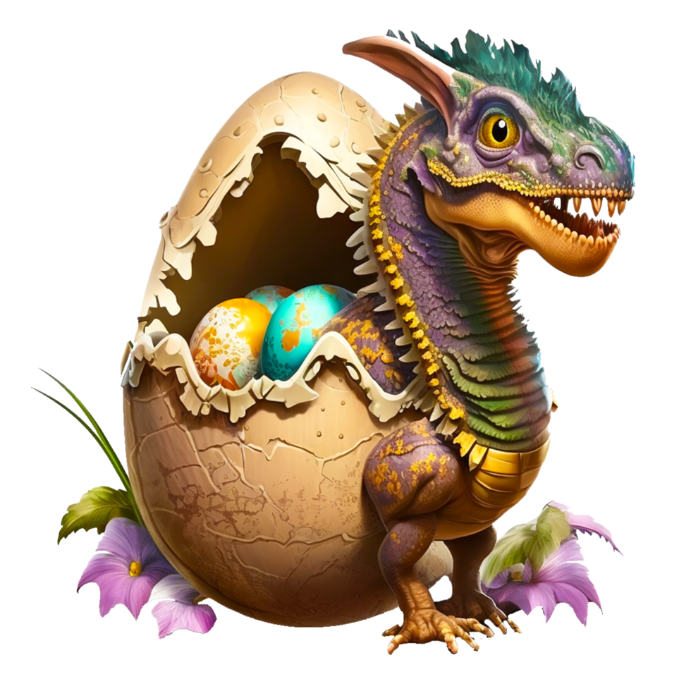 Dragon hatched from egg free png