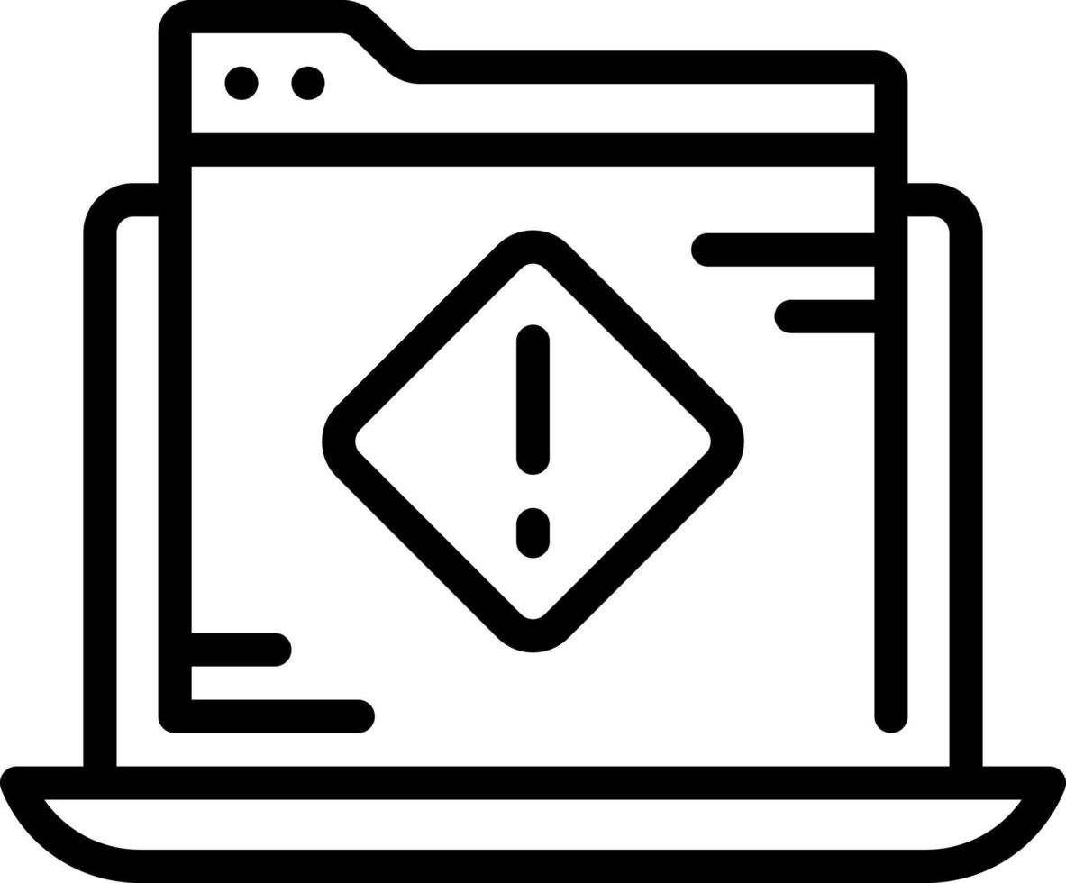 line icon for vulnerable vector