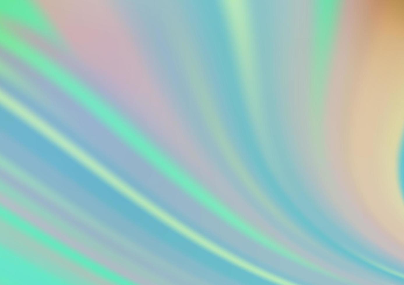 Light Green vector blurred shine abstract pattern.