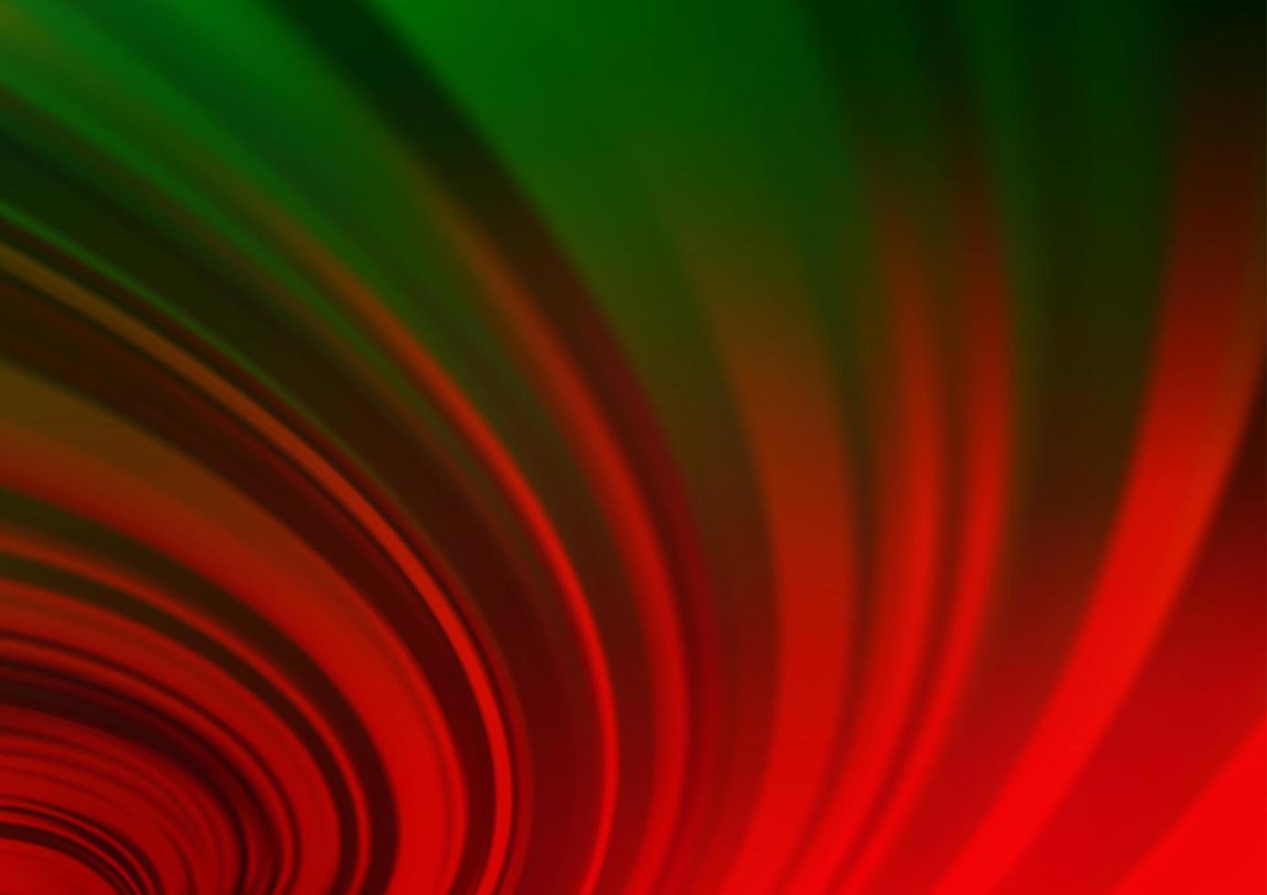 Dark Green, Red vector blurred and colored template.