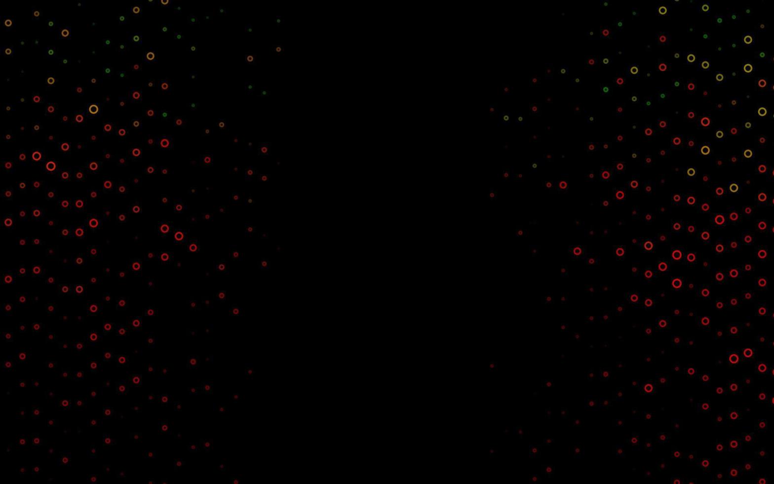 Light Green, Red vector texture with disks.