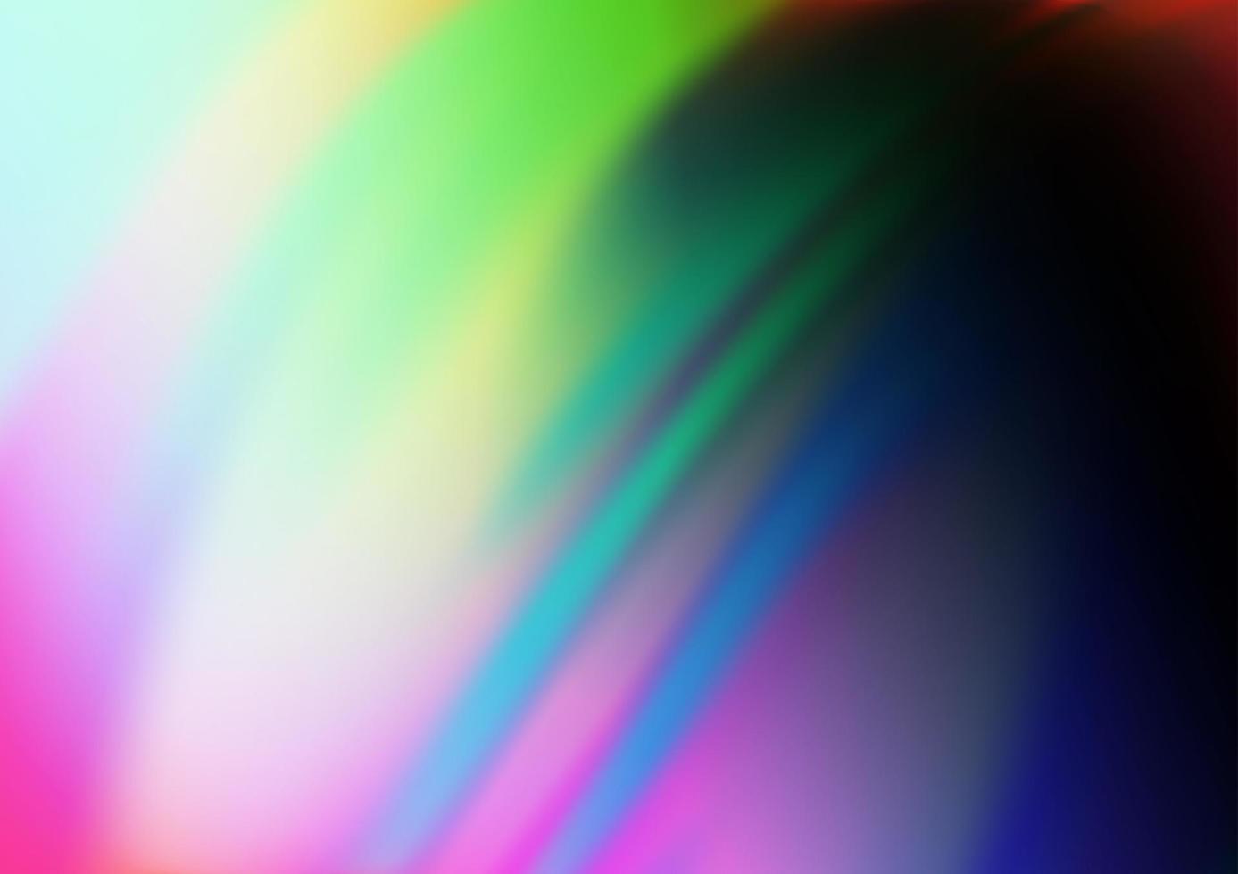 Dark Multicolor, Rainbow vector blurred bright template.