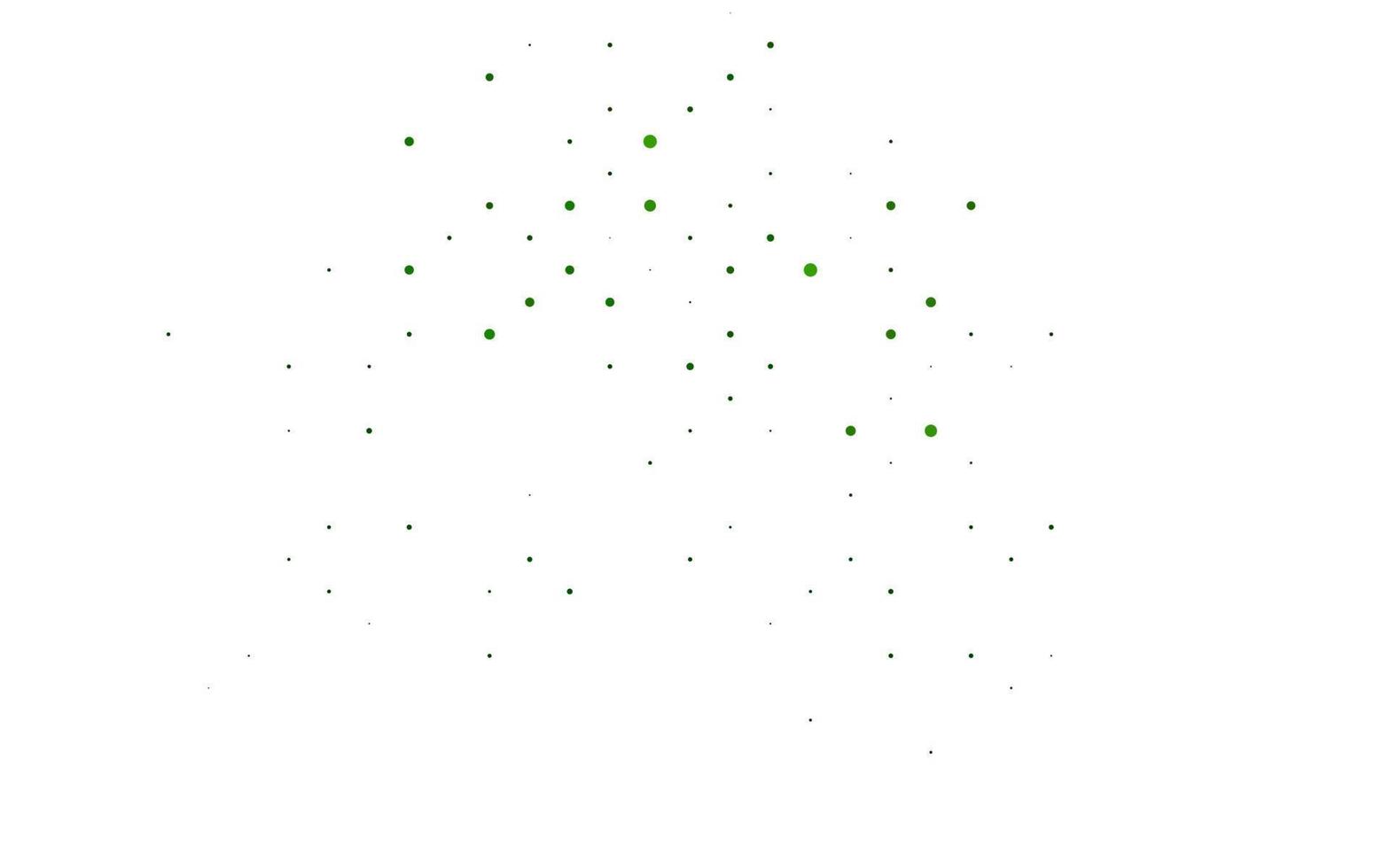 Light Green vector pattern with spheres.