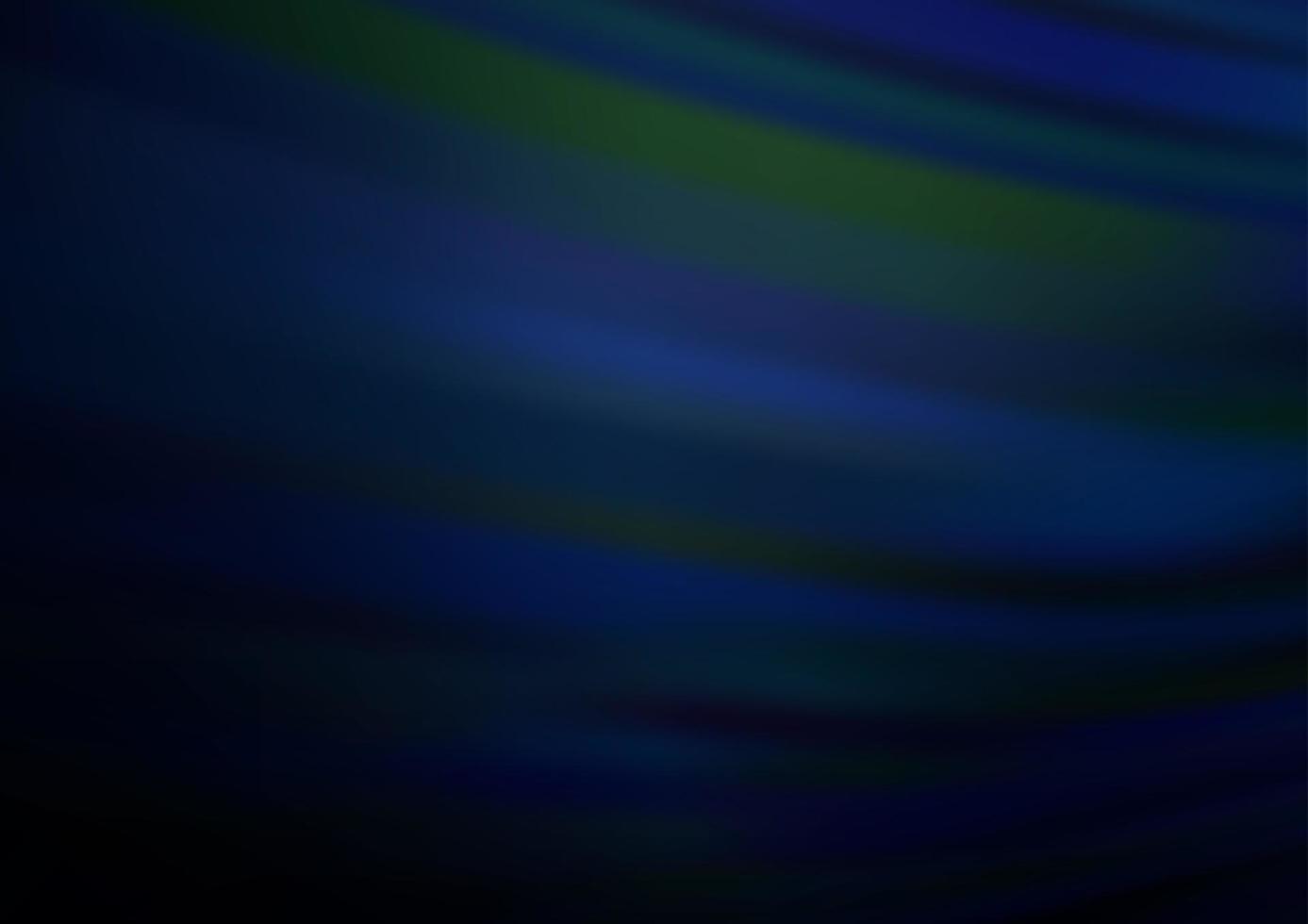 Dark BLUE vector glossy bokeh pattern.