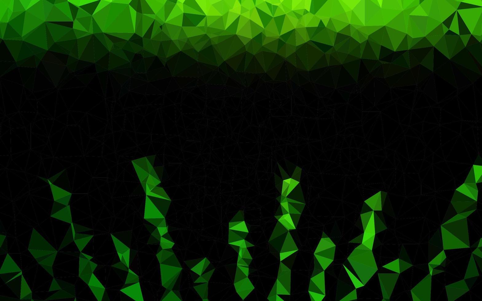 Light Green vector blurry triangle texture.