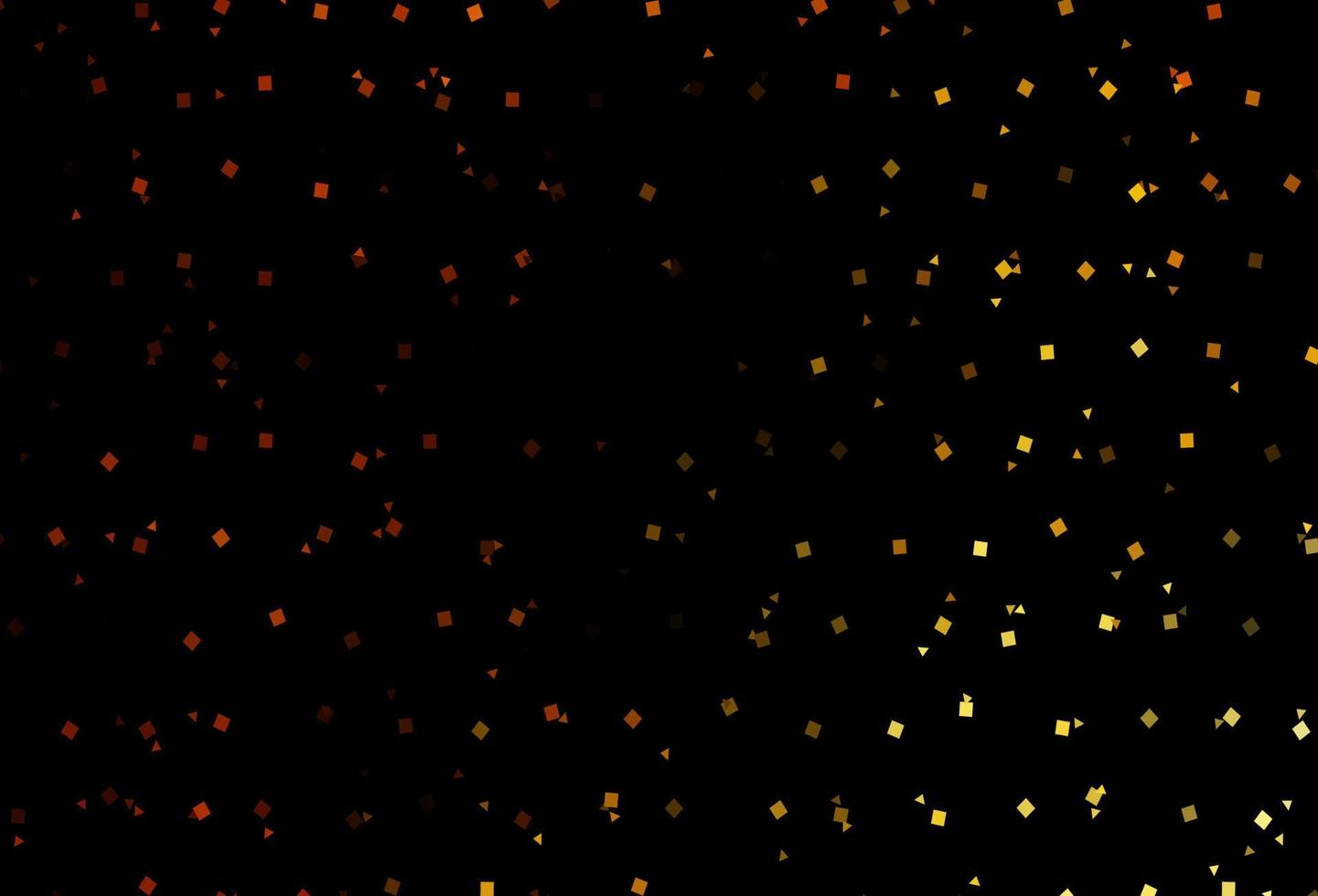 Dark Yellow, Orange vector layout with circles, lines, rectangles.