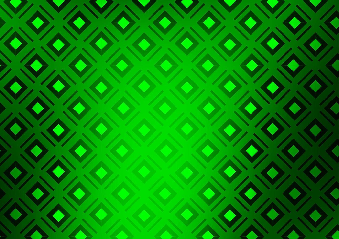 diseño vectorial verde oscuro con líneas, rectángulo. vector