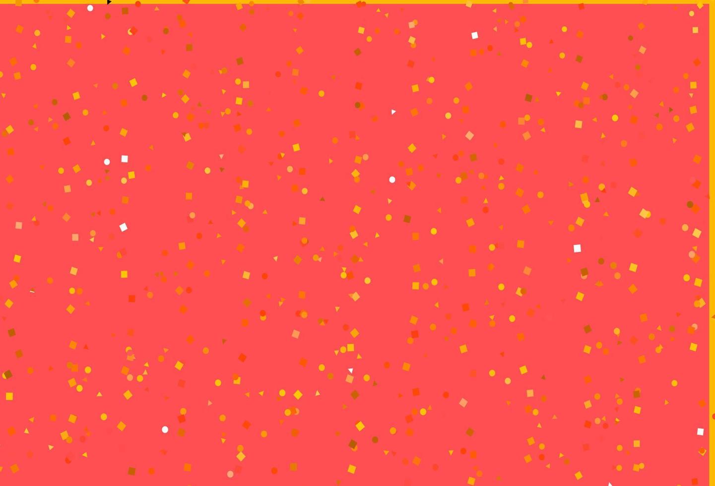 Light Yellow, Orange vector layout with circles, lines, rectangles.