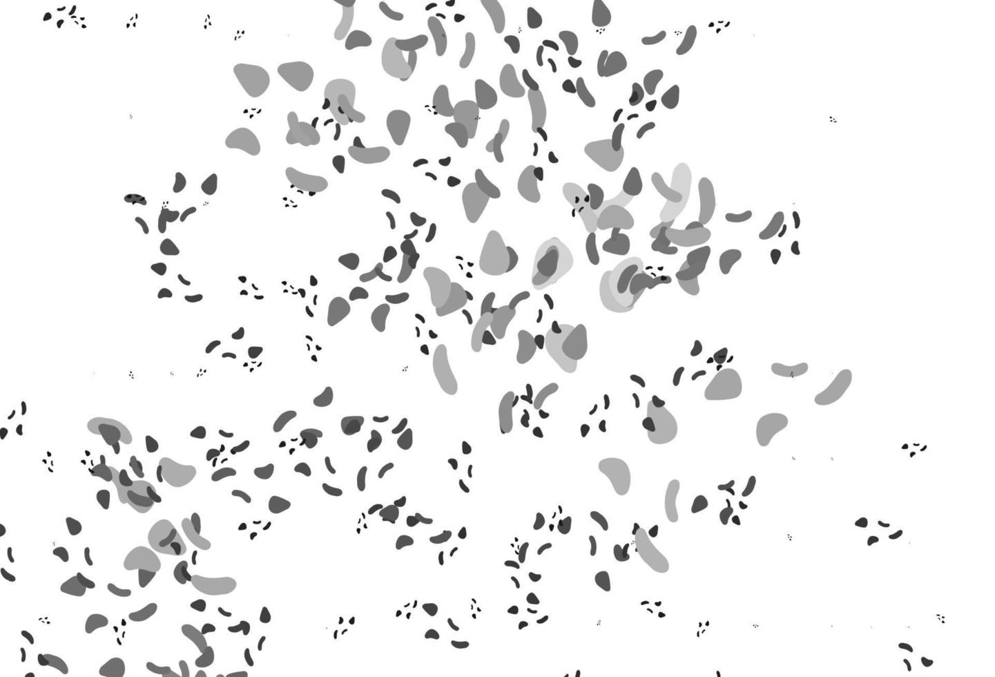 Plantilla de vector gris plateado claro con formas de memphis.