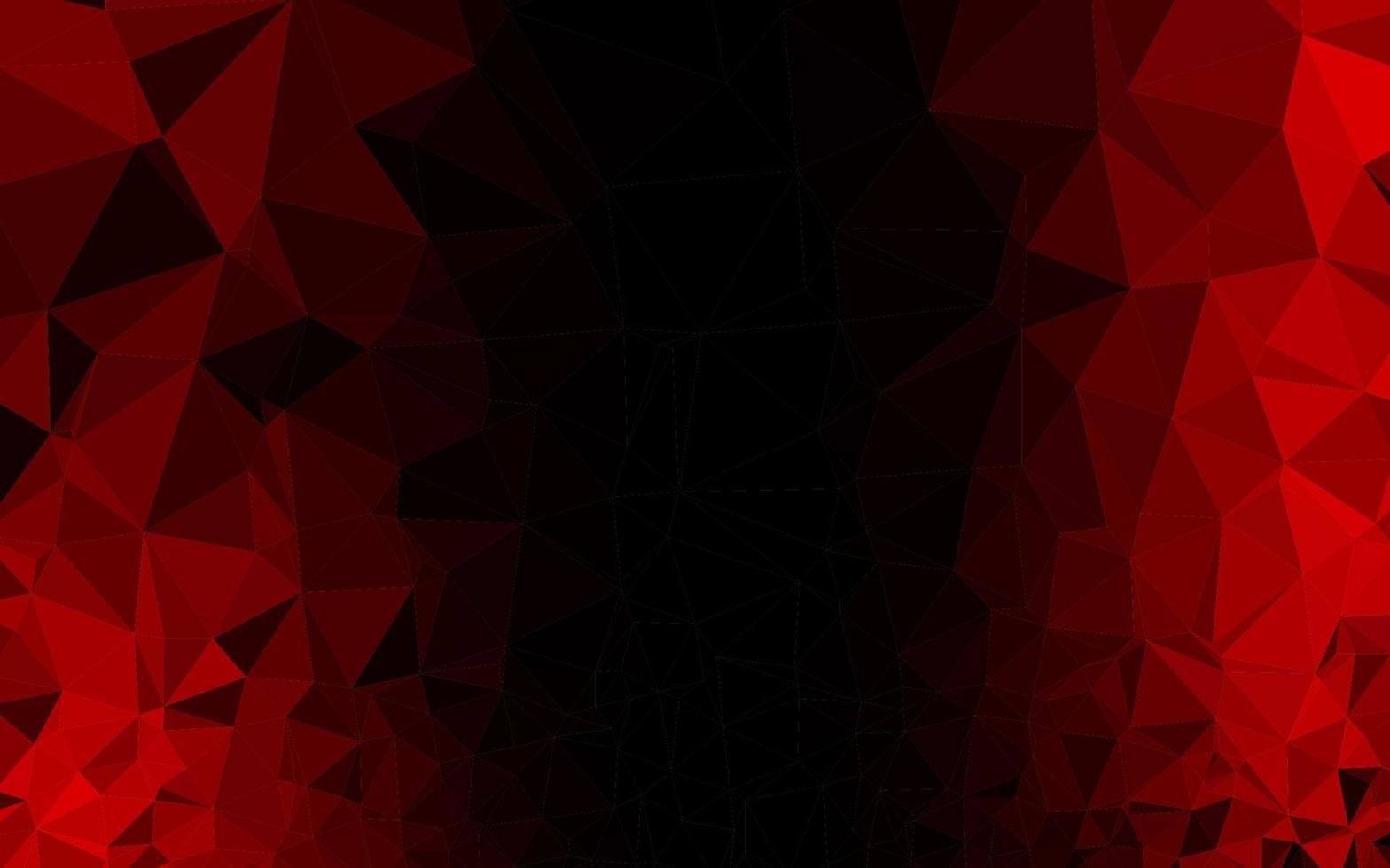 Light Red vector polygon abstract backdrop.